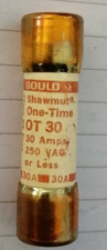 Gould Shawmut One-Time OT 30 FUSE 30A 250V - Cartridge Fuses- Class K5