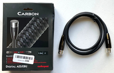 AudioQuest Carbon AES/EBU Digital - 1.5 Meter - Open Box - Authorized Dealer