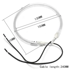 For Halogen Oven Cooker,1200/1400W 6''Inch Replacement Heating Element Bulb