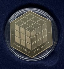 2024 3000 Forint Hungary 50th Anniversay Of The Rubik’s Cube Hungarian Coin.