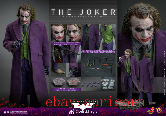 Apricorn 1/6 HotToys DX32 Heath Ledger Joker Action Figure Model