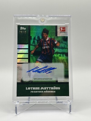 Topps Platinum 23/24 Lothar Matthäus Autogramm /49 Bayern München Legende