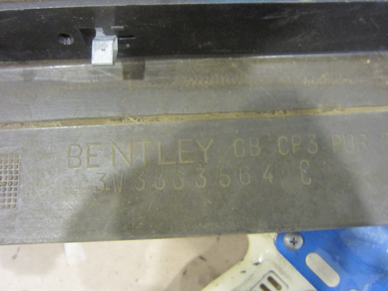 Bentley Continental GT - RH Sill Reinforcement Treadplate - P/N 3W3863564C