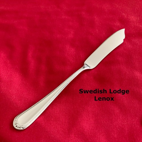 Lenox SWEDISH LODGE Master Butter Knife 7 1/4" Stainless Steel Flatware