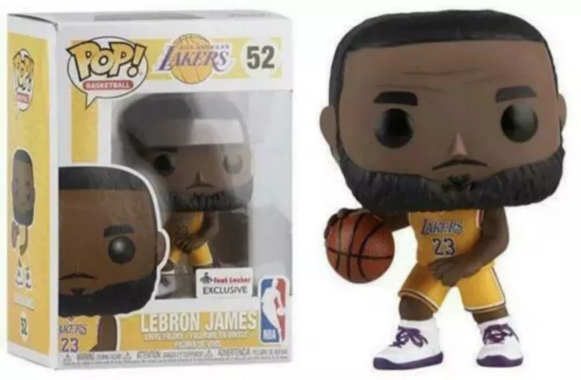 Funko Pop LeBron James #52 Yellow Jersey Lakers Basketball Foot Locker –  Simply Pop