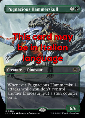 MTG PUGNACIOUS HAMMERSKULL 328 FOIL EXC - KÄMPFERISCHER MALLEOZEPHALUS - LCI X IT