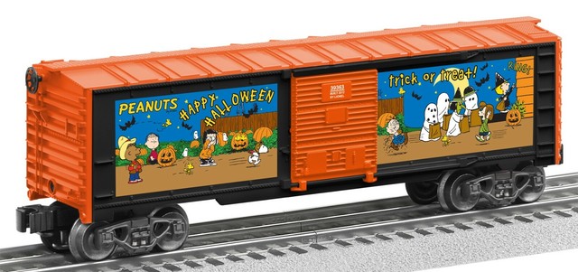 Lionel 39363 PEANUTS CHARLIE BROWN SNOOPY HALLOWEEN BOXCAR NIB for sale