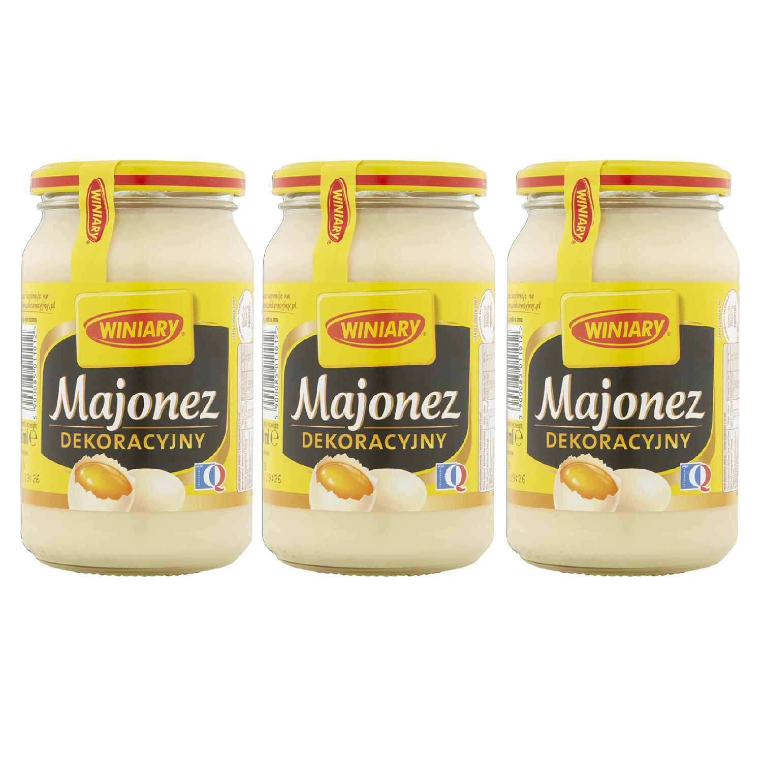Winiary Mayo Decorative Jar Thick Polish Mayonaise 3 12 x 400ml