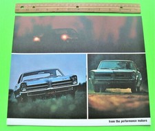 Origl 1965 Pontiac Performance Muscle Car Dlx 16-pg Catalog Brochure Gto 22 Origl 1965 Pontiac Performance Muscle Car Dlx 16-pg Catalog Brochure Gto 22