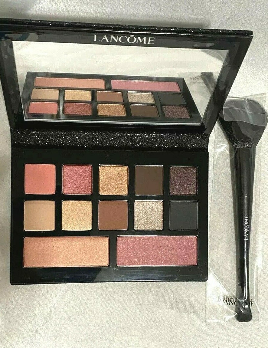 Lancome Eye Shadow and Blush Palette Glam Full Size 16g + Duo End