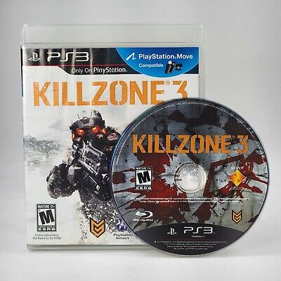 Killzone 2 + Killzone 3 PS3 Playstation 3 Lot COMPLETE with Manual