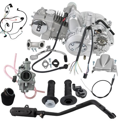 140cc Electric Start Engine Motor Semi Auto 3+1 Go Kart UTV ATV BIKE 125cc 110cc