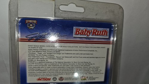 Action: JEFF GORDON #1 BABY RUTH FORD THUNDERBIRD. 1998 LIMITED EDITION w/ Card - Picture 8 of 9