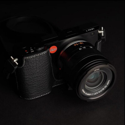 Retro Genuine Real Leather Half Camera Case Bag Cover For Leica T TL TL2 Typ 701