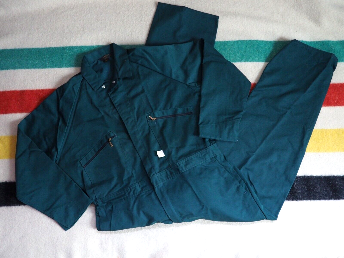 VTG 60s 70s SEARS Tradewear Green Coveralls Tex 44R Michael VTG 60s 70s SEARS Tradewear Green Coveralls Tex 44R Michael