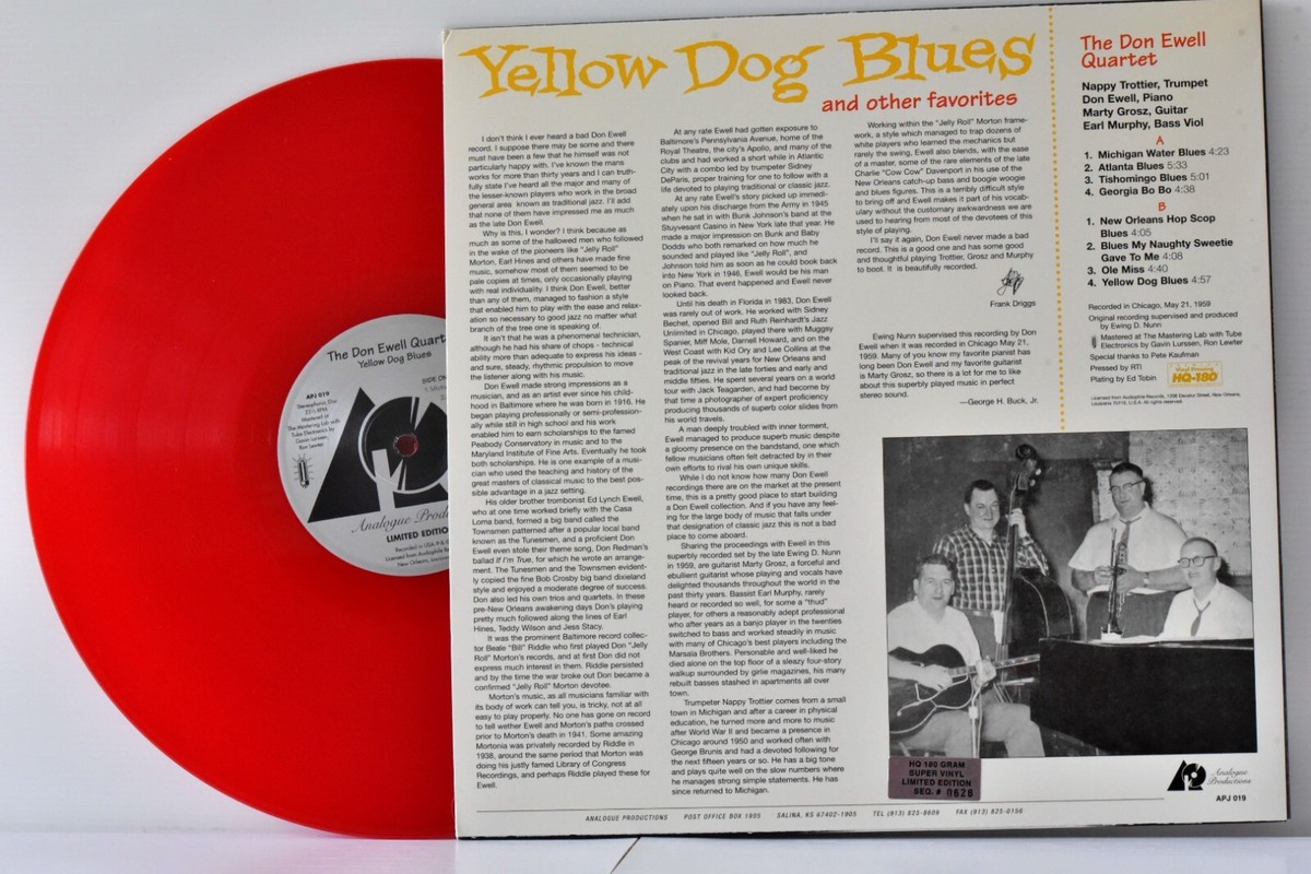 アナログプロダクション Don Ewell Yellow Dog Blues Amazon.co.jp: Yellow Dog Blues [12 inch Analog]: Music
