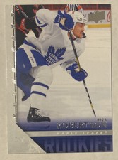 Nick Robertson 20-21 UD Extended Hockey Rookie Tribute T-78 Toronto Maple Leafs