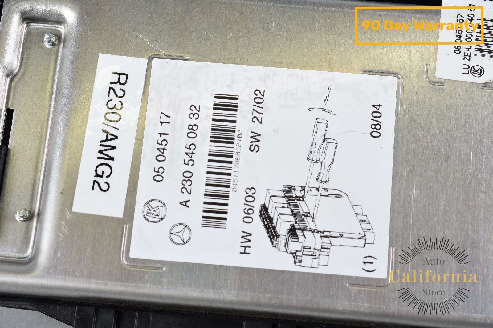 03-12 Mercedes R230 SL500 SL55 AMG Front Left SAM Fuse Box Control Module OEM
