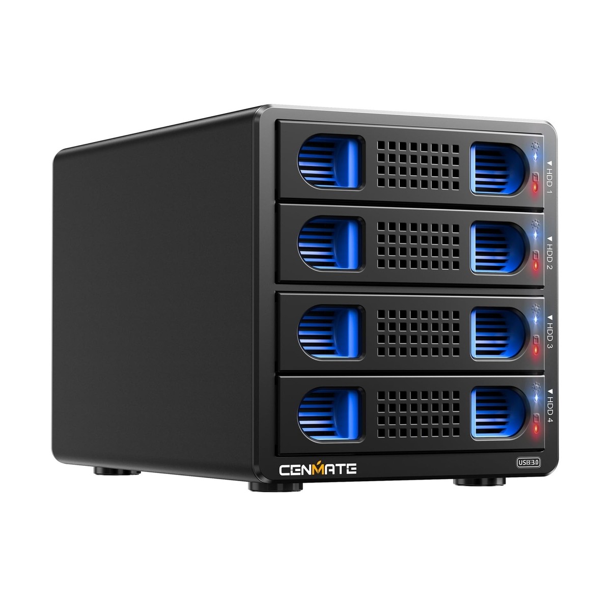 Bay Hard Drive RAID Enclosure with Cooling Fan for SATA - Main Image