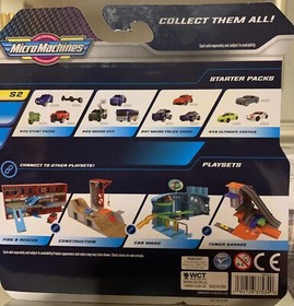 New Hasbro Micro Machines Complete Series 2 Starter Bundle Set 4 Pack