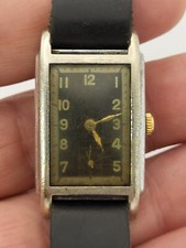 Vintage Watch WAGNER Art Deco, Rectangular, Made Swiss 1930s