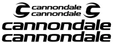 Cannondale Bicycle Vinyl Frame Decal Sticker Set MTB/Road Bike - Multiple Colors