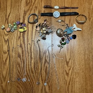 old jewelry lot mixed