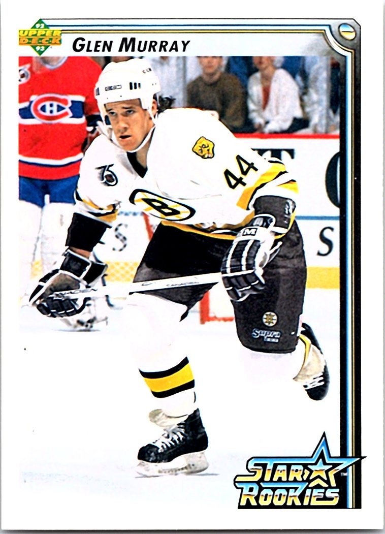 1992-93 Upper Deck #401b Glen Murray Upper Deck Text and Logo Hologram