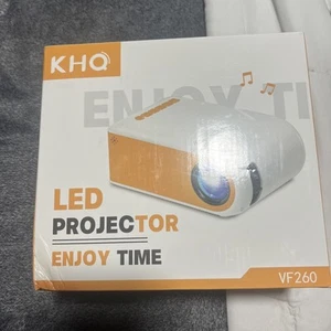 KHQ Mini Projecteur, HD 1080P Projecteur portable assisté - Nouveau, en boîte !