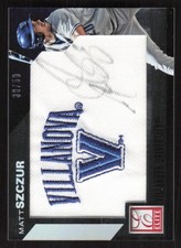 2015 ELITE MATT SZCZUR CPMS 13 COLLEGIATE PATCHES AUTO RC 38/50 VILLANOVA