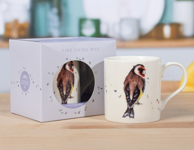 Goldfinch  - Fine China Mug - H-10cm - Brand New & Boxed