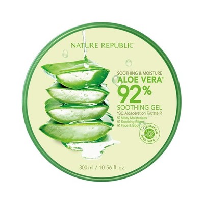 Nature Republic Soothing & Moisture Aloe Vera 92% 300 ml (1er Pack) 