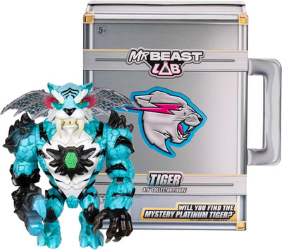 MrBeast Lab Apex Beast Tiger Collector Figure, 6.25