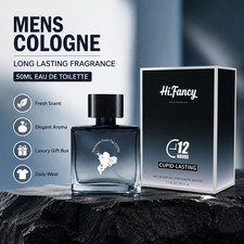 Men's Eau de Toilette Spray 1.8 oz Brand New Long Lasting Fresh Fragrance Gift