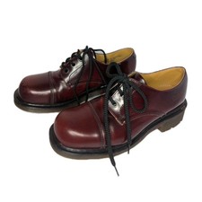 Vintage 90s Dr Martens Women's Chunky Oxford Shoes Made in England Flaws - READ