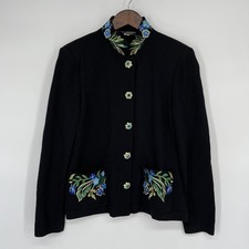 St John Evening Marie Gray Jacket Top Blazer 6 Santana Knit Embellished Luxury