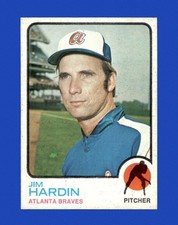 1973 Topps Set-Break #124 Jim Hardin NM-MT OR BETTER *GMCARDS*