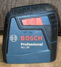 Bosch GLL 30 Professional Self-Leveling Cross-Line Laser Level Fast Shipping .