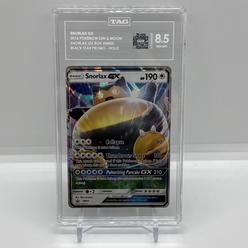 Snorlax-GX graded TAG 8.5 for sale on eBay