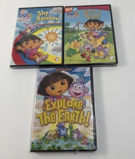 Dora the Explorer DVD Lot of 3 Sealed Nick Jr Nickelodeon