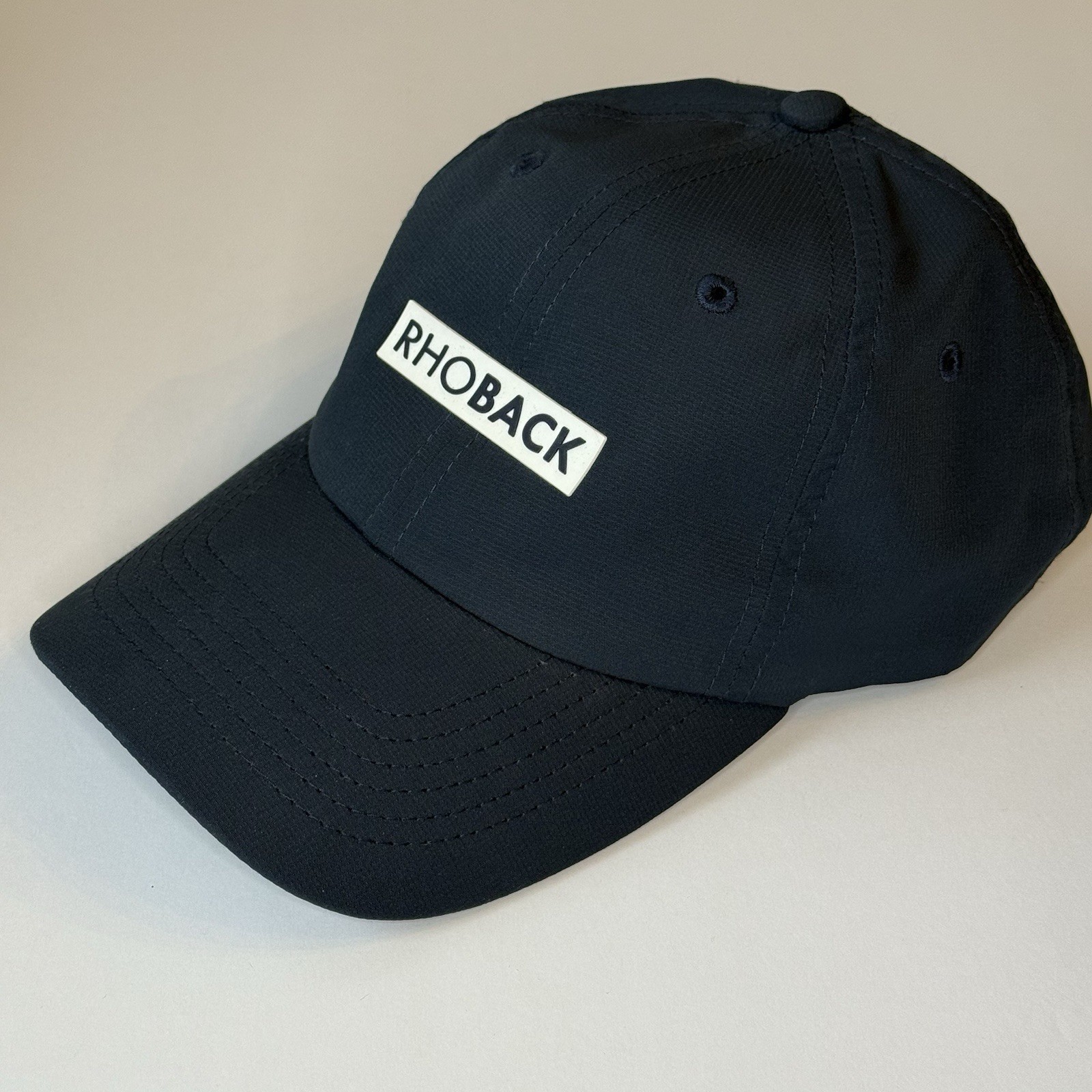 Rhoback Polyester Adjustable Navy Baseball Cap Ha… - image 1