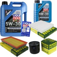 Inspektionskit Filter Liqui Moly ÖL 6L 5W-30 FüR Nissan Almera Tino V10 2.2 Dci