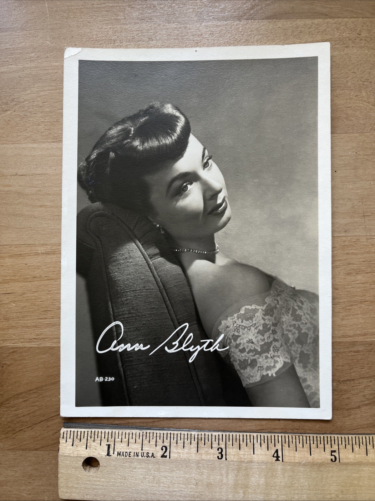 Ann Blyth Photo 5 x 7 Promo Photo Hollywood Actress