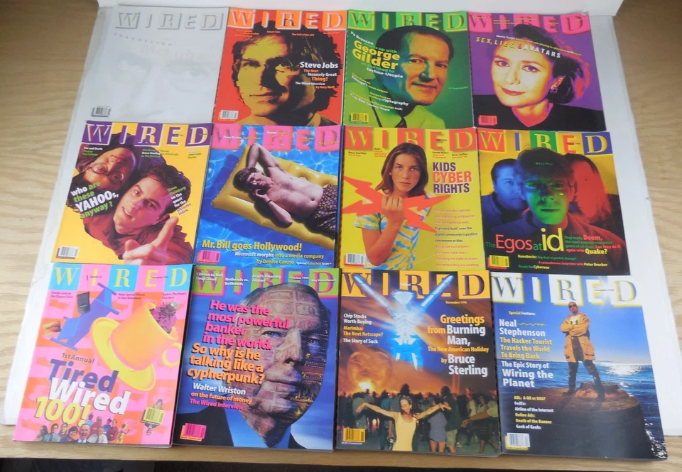 Wired Magazine 1996 Lot of 12 COMPLETE YEAR - Image 2 of 4