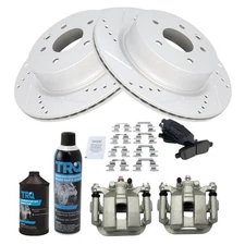 Rear Brake Pad & Rotor Kit Fits 05 INFINITI G35