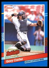 Gary Carter 1991 Donruss #BC-8 San Francisco Giants MLB READ FREE SHIP