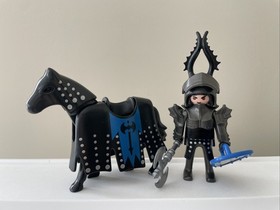 Playmobil Dark Knight Horse & Weapons Complete Set&nbsp;#3315 Medieval