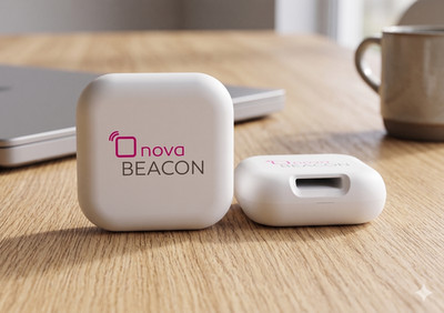 Novalink novaBEACON BLE Bluetooth Beacon Indoor Lokalisierung für novaalert