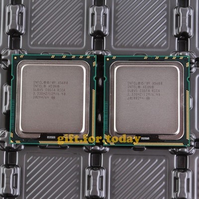 Lot of 2 pcs Original   Xeon 5600 X5680 3.33GHz Six-Core Processor CPU *wq