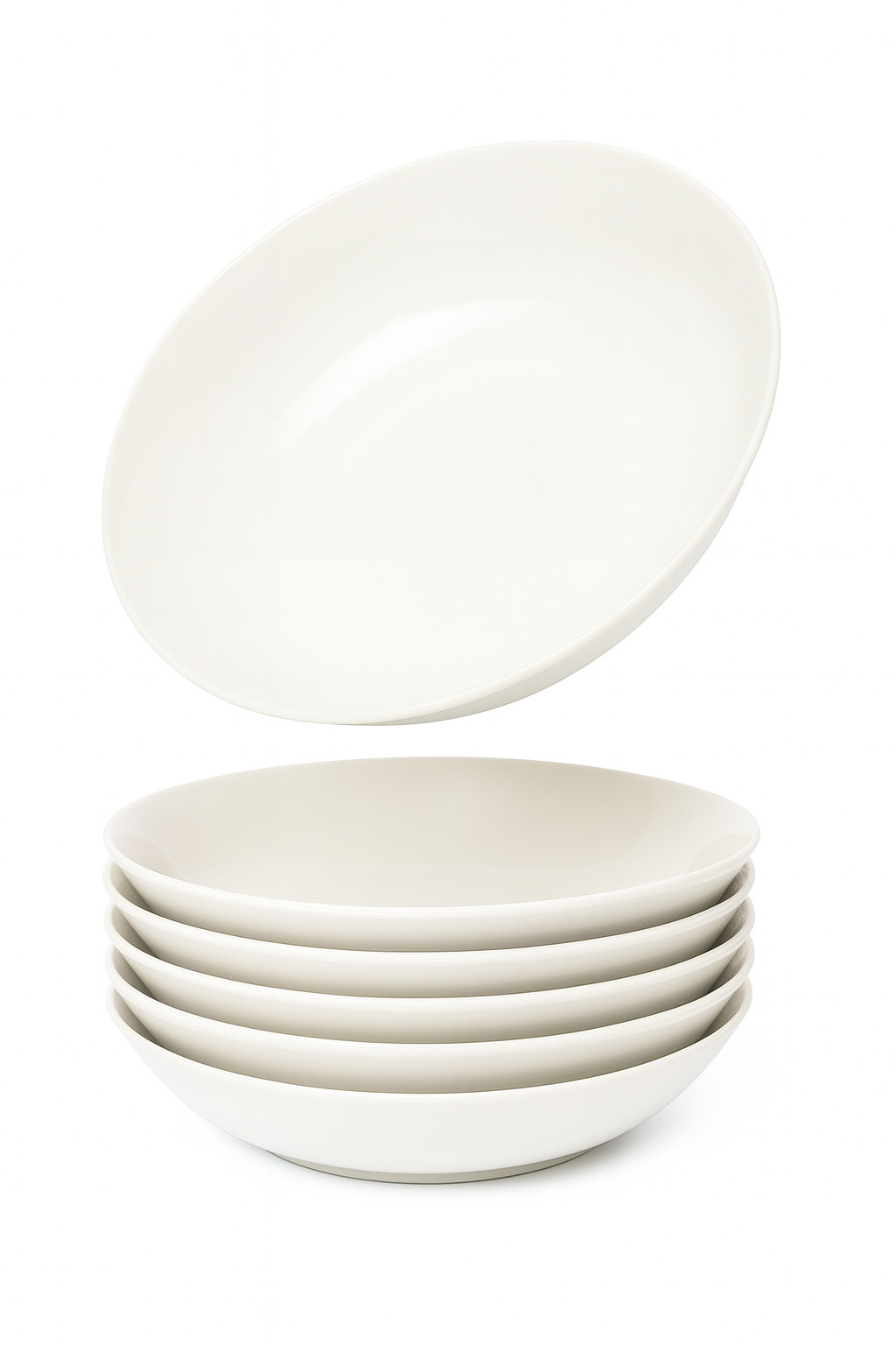 Tabletops Gallery White Catering Dinnerware Set &ndash; 5 dinner